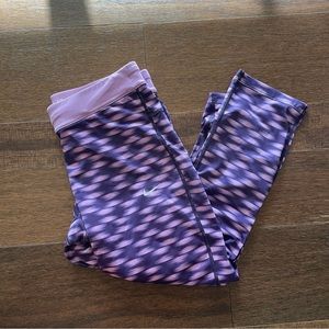 Nike Purple Capri workout pants